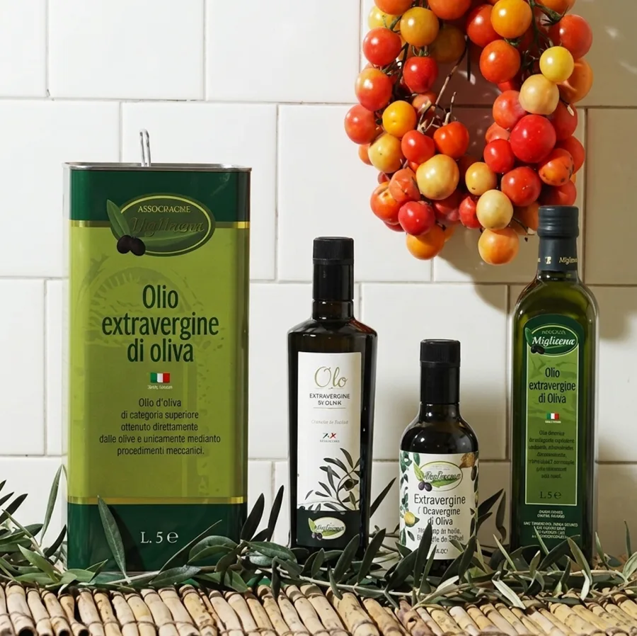 Bottiglia d'olio extravergine del Salento
