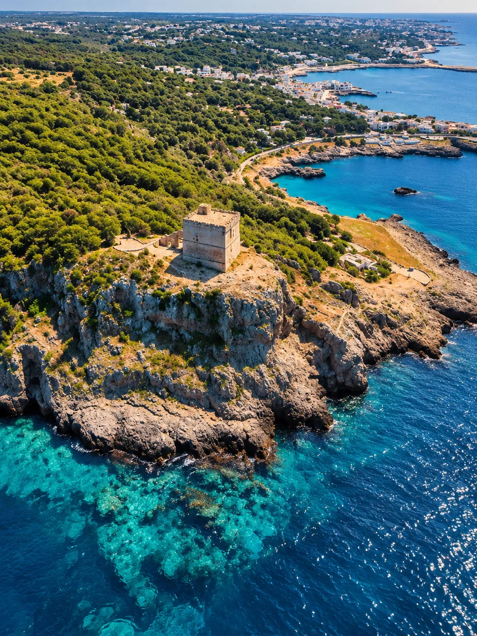 Calette tra gli scogli a Torre Inserraglio